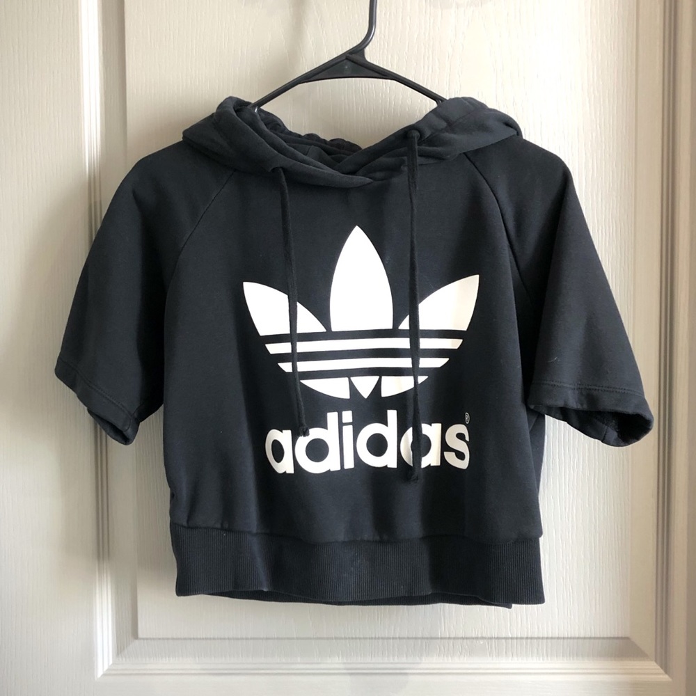 Adidas cropped hoodie